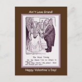Funny Valentijn Animal Couple Dating copy Briefkaart (Voorkant)