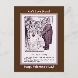 Funny  Valentijn Animal Couple Dating copy  Briefkaart