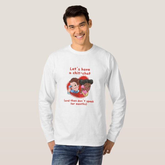Funny valentijn card t-shirt (Voorkant volledig)