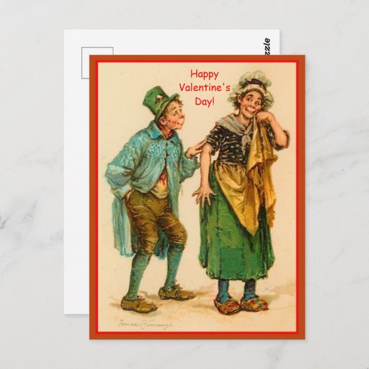 Funny  Valentijn cpy 1906 Frances Brundage Briefkaart (Voorkant / Achterkant)