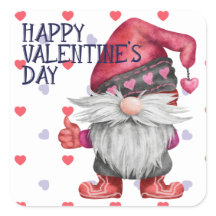 Funny Valentijn Gnome Hearts