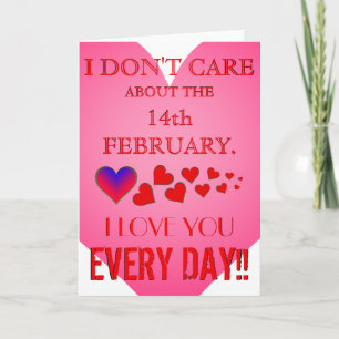 Funny Valentijn Greetings Kaart