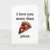 Funny Valentijn - Ik hou meer van je dan alleen ma Kaart (Voorkant)