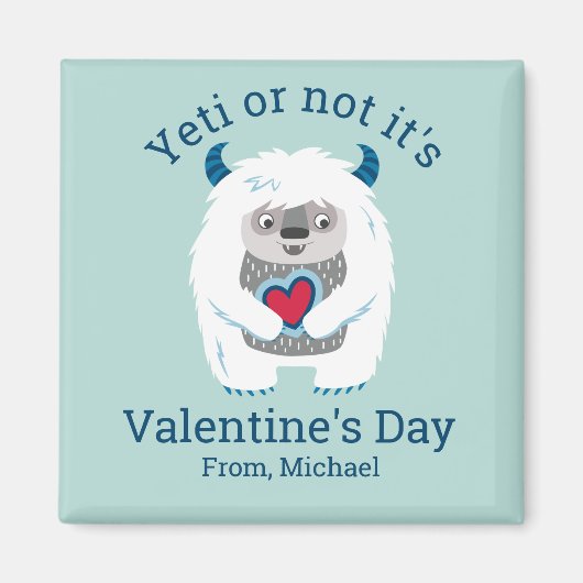 Funny Valentijn Magnet (Voorkant)