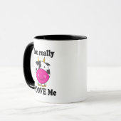 Funny Valentijn Moove me Cow Gift Mok (Voorkant links)