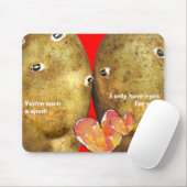 Funny Valentijn Mousepad aardappelgezichten Muismat (Met muis)