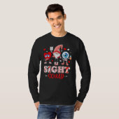 Funny Valentijn Sight Squad Gnome Optometrist Nurs T-shirt (Voorkant volledig)
