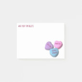 Funny Valentijn Snoep Aangepaste woorden en Gezegd Post-it® Notes (Voorkant)