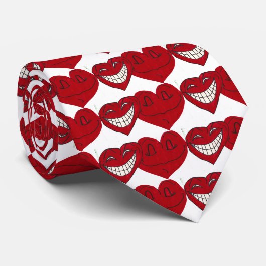 FUNNY VALENTIJN stropdas (Opgerold)