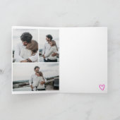 Funny valentijn toiletrol 3 foto's collage kaart (Binnen)