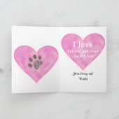 Funny Valentijn van de kat box Kaart (Binnen)