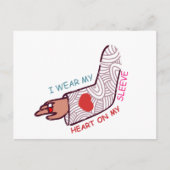 Funny Valentijn's Day Love Pun Lovecore Esthetisch Briefkaart (Voorkant)