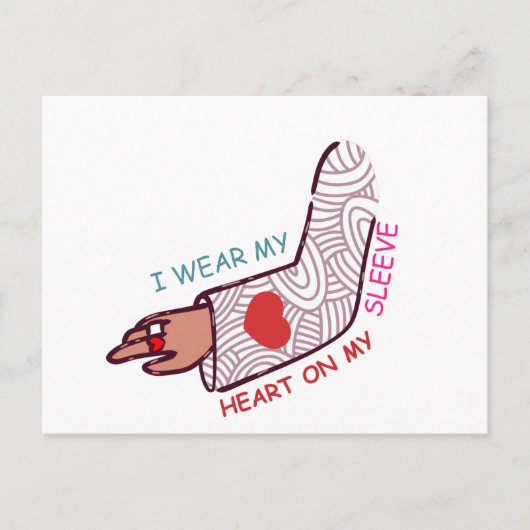 Funny Valentijn's Day Love Pun Lovecore Esthetisch Briefkaart (Voorkant)