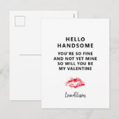 Funny Valentijnsdag Boyvriend Poem Gepersonaliseer Feestdagenkaart (Voorkant / Achterkant)