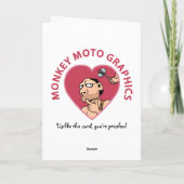 Funny Valentijnsdag Card Feestdagen Kaart (Achterkant)