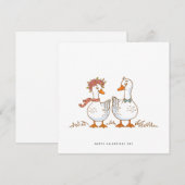 Funny Valentijnsdag card for Husaband Wife Feestdagenkaart (Voorkant / Achterkant)