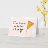 Funny Valentijnsdag Card Kaart (Gele Bloem)