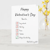 Funny Valentijnsdag Card Kaart (Gele Bloem)