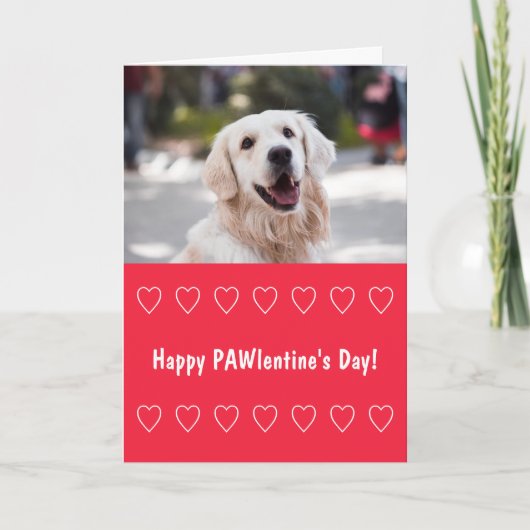 Funny Valentijnsdag card van hond Kaart (Voorkant)
