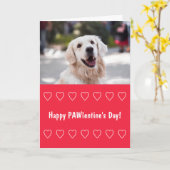 Funny Valentijnsdag card van hond Kaart (Gele Bloem)