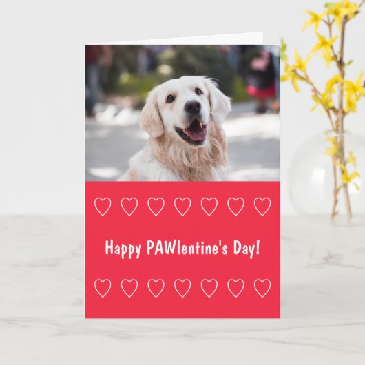 Funny Valentijnsdag card van hond Kaart (Gele Bloem)