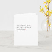 Funny Valentijnsdag Card voor hem Kaart (Gele Bloem)