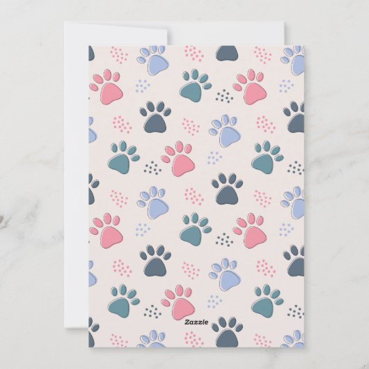 Funny Valentijnsdag DOG MOM Persoonlijke foto van  Feestdagenkaart (Achterkant)