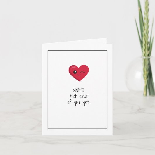 Funny Valentijnsdag Feestdagen Kaart (Voorkant)