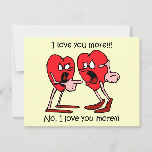 Funny Valentijnsdag Feestdagenkaart (Voorkant)