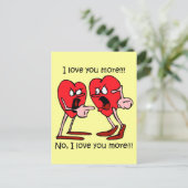 Funny Valentijnsdag Feestdagenkaart (Staand voorkant)