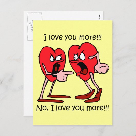 Funny Valentijnsdag Feestdagenkaart (Voorkant / Achterkant)