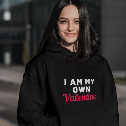 Funny Valentijnsdag gezegde Ik ben mijn eigen vale Hoodie