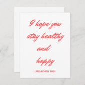 Funny Valentijnsdag gift en kaart (Voorkant / Achterkant)