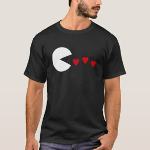 Funny Valentijnsdag hoort  gamer eten T-shirt