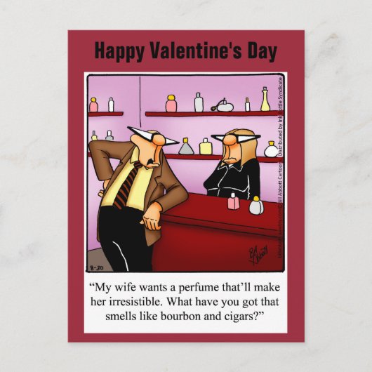 Funny Valentijnsdag Humor Briefkaart (Voorkant)