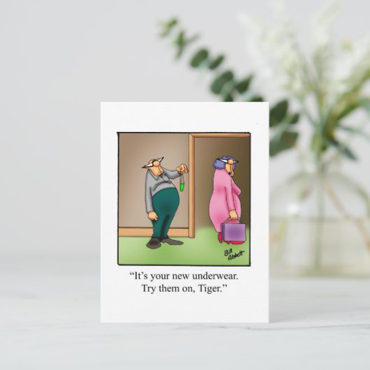 Funny Valentijnsdag Humor Briefkaart (Staand voorkant)