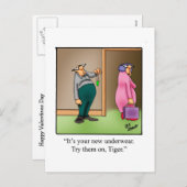 Funny Valentijnsdag Humor Briefkaart (Voorkant / Achterkant)