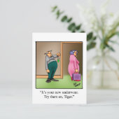 Funny Valentijnsdag Humor Briefkaart (Staand voorkant)