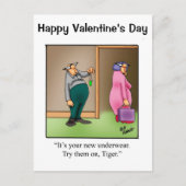 Funny Valentijnsdag Humor Briefkaart (Voorkant)