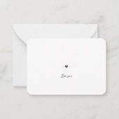 Funny Valentijnsdag Ice Cream Joke Quote Kaart Notitiekaartje (Achterkant)