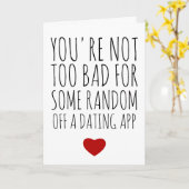 Funny Valentijnsdag Kaart SWIFT Juiste Kaart (Gele Bloem)