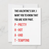 Funny Valentijnsdag kaart voor haar (Voorkant)