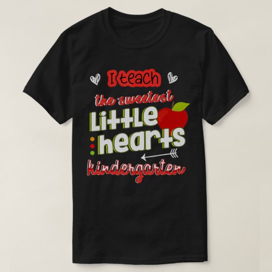 Funny Valentijnsdag Kindergarten Leerleraar Vrouwe T-shirt (Design voorkant)