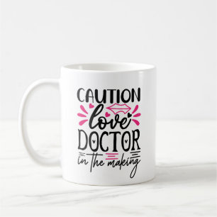Funny Valentijnsdag Love Doctor Pink Hearts Koffiemok