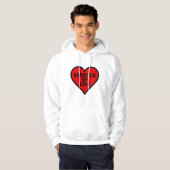 Funny Valentijnsdag, Mannen T-shirts, Gangster Hoodie (Voorkant volledig)