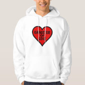 Funny Valentijnsdag, Mannen T-shirts, Gangster Hoodie (Voorkant)