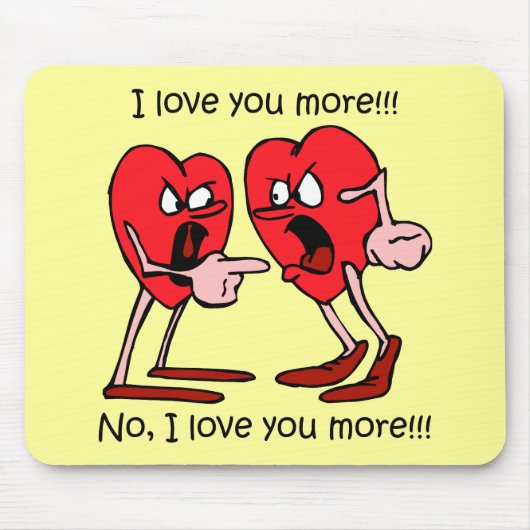 Funny Valentijnsdag Muismat (Voorkant)
