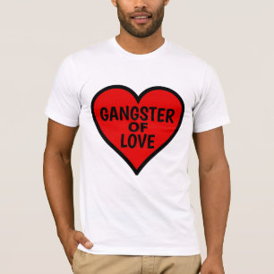 Funny Valentijnsdag Shirten voor Mannen, Gangster T-shirt
