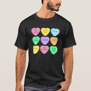 Funny Valentijnsdag Snoep Heart T-shirt
