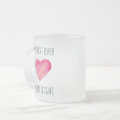 Funny Valentijnsdag Swipe Right Dating Matglas Koffiemok (Voorkant links)